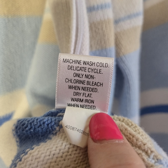 Sonoma Life + Style Women’s Hooded Zip-Up Sweater – Striped Size M - Picture 6 of 6